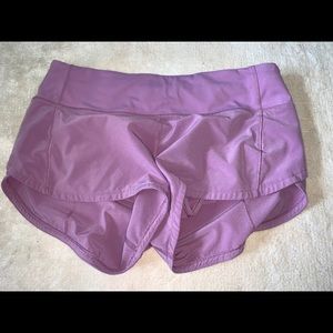 Lululemon speed shorts